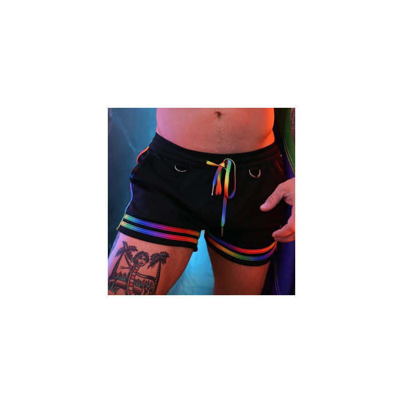 Breedwell Short Pure Pride Noir-Rainbow